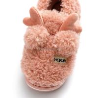 Nuevos zapatos lindos de cuero de ciervo para hombres y mujeres, pantuflas de felpa para interiores para mujeres, diseñador de moda Putian, Rusia, baratos - details 3