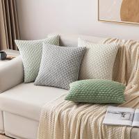 Fundas de almohada decorativas de pana, diseño suave a rayas bohemias para sala de estar, dormitorio, estilo moderno de granja, 1 Uds. - details 4