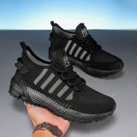 Zapatillas de deporte antideslizantes y transpirables para hombre: zapatillas informales y elegantes para actividades al aire libre de primavera/verano, jogging y entrenamiento en el parque - details 8