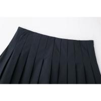 Falda corta plisada vintage casual con cremallera - details 10