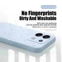 Funda Redmi Note 13 Original de silicona líquida para teléfono Xiaomi Redmi Note 13 Note13 Pro Note13Pro Plus, funda trasera suave - details 5