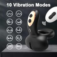 Leten Vibrador Control Remoto 4IN1 Nuevo Juguete Sensual para Parejas Estimulador de Perineum y Testículos Retrasador de Ejaculación Salud - details 2