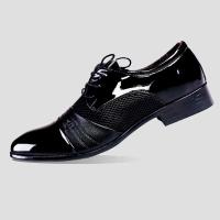 2023 Nuevo vestido de cuero genuino para hombre con borlas y zapatos de oficina con estampado formal - details 1