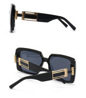 Toyear-gafas de sol cuadradas de diseñador de marca de lujo para mujer y hombre, gafas de sol Vintage con montura grande, gafas de viaje para conducir, tonos ins, UV400 - details 6