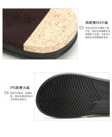 Zapatillas de Playa para Hombres Tamaño Grande Antideslizantes Frescas de Goma Moda de Verano - details 16