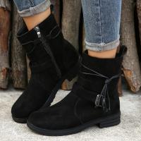Botas martin para mujer, botas planas informales, zapatos para mujer - details 4