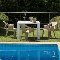 jardín, terraza, balcón, Picnic, Camping, Catering, Eventos, reuniones |   diseño, Ligero, apilable |   Gris Oscuro - details 6
