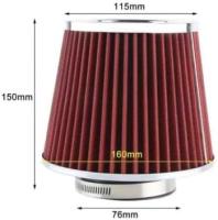 Filtro de Aire Cono Universal para Coche de Alto Flujo Incluye Adaptadores - details 4