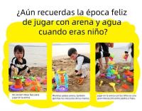 Juego de playa grande para niños y niñas, juego de arena para excavación en interiores, equipo de juguetes acuáticos de verano - details 1