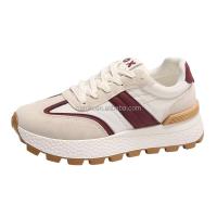 Nuevo estilo 2025, zapatos de cuña ligeros para mujer, deportes antideslizantes, soporte para arco, zapatillas rosas para correr para niñas, marca de regreso a la escuela - details 1