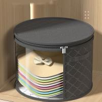 Cubo de almacenamiento plegable para sombreros, bolsa de almacenamiento para sombreros con ala transparente de gran capacidad, bolsa de almacenamiento transparente a prueba de humedad para ropa, sombrero, bolsa de almacenamiento de juguetes - details 9