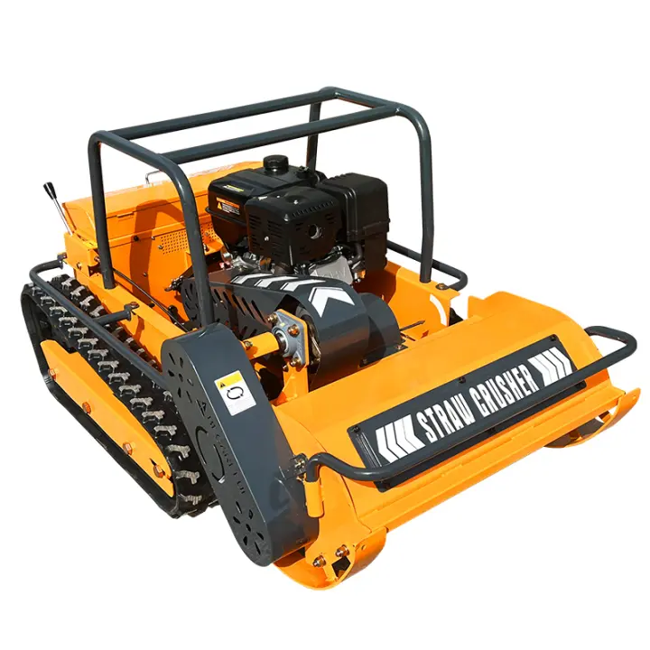 Cortacésped con control remoto tipo oruga, certificación CE completa, motor opcional con certificación Euro 5 o EPA, cortacésped todoterreno de alta potencia para pendientes. - 1