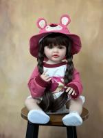 BZDOLL-Muñeca Reborn realista de 55cm y 22 pulgadas, juguete de cuerpo completo de silicona, para recién nacido, princesa - details 5