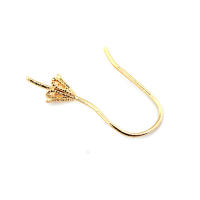 Ganchos de Pendientes de Estrella de Bronce de Alta Calidad Diy Joyería Hazte Tú Samex 18K Oro Color Brass Accesorios de Collar y Pendientes para Mujeres - details 67