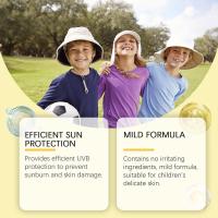 Protector solar facial para niños, protección de amplio espectro para bebés, Protector solar facial, Gel bloqueador solar no graso, sol UVA/UVB - details 8