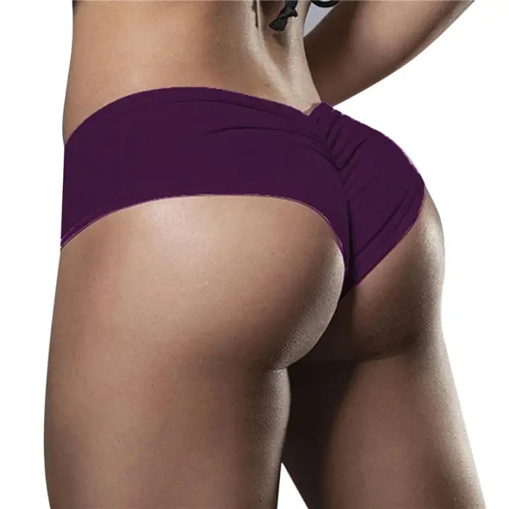 Pantalones cortos deportivos de cintura alta para mujer, pantalones cortos elásticos con botín de verano, pantalones cortos sexis de entrenamiento para gimnasio, Mini pantalones cortos ajustados para Fitness - 1