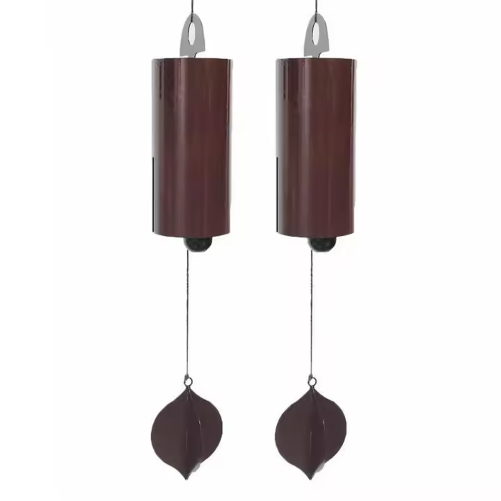 Campana de serenidad de resonancia profunda grande, campanilla de viento Vintage heroica, campanas de viento de Metal para el hogar, decoraciones de patio al aire libre - 1