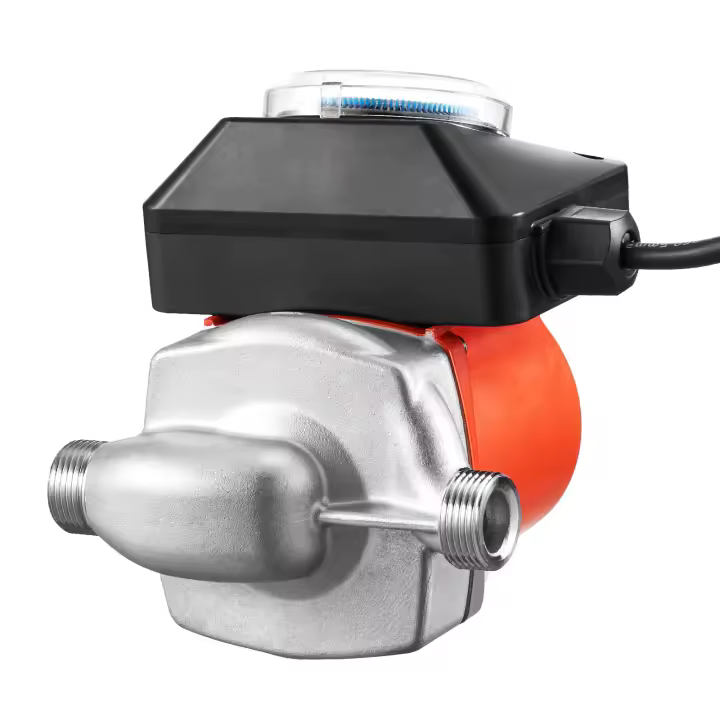 Bomba de Recirculación de Agua Caliente SucceBuy con Temporizador, Caudal de 38 LPM, Sistema de Circulación de 100W, CA 220-240V, Conector de G3/4 a G1/2, Apta para Calderas y Calentadores de Agua Solares - 1