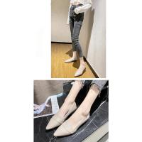 Moda de Zapatos Plano para Mujer 2025 Puntas de Cabeza Afiladas, Depósito Bajo, Zapatos de Cuero Suave, Estilo Primavera y Otoño - details 8