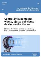 Ventilador Silencioso Potente Refrigeración de Funcionamiento Inclinación Variable de 360° - details 9