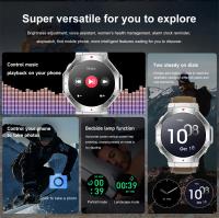 2025 nuevo reloj inteligente para hombres con iluminación LED brújula rastreador de actividad/deporte reloj IP67 impermeable Bluetooth llamada SmartWatch mujer - details 14