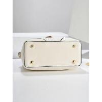 Bolso de Mano de Cuero PU de Leten Estilo Sencillo, Gran Capacidad, Monótono, Bolso Cruzado para Mujeres, Mochila de Lujo - details 2
