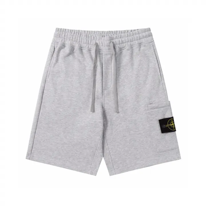 Pantalones cortos deportivos casuales de alta gama para hombre 2025, pantalones de trabajo bordados de verano - 1