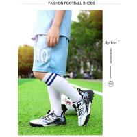 Zapatos de fútbol de marca para niños, zapatillas de fútbol antideslizantes para entrenamiento de campo de césped, tenis de fútbol, zapatillas de fútbol a la moda para niños - details 15
