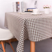 Paño para el hogar y algodón a cuadros a rayas mantel de comedor cocina decorativa Rectangular café cocina fiesta mesa cubierta - details 17