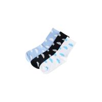 Calcetines de algodón con diseño de nubes dulces, cielo azul, estilo universitario, medias femeninas de estilo Ins, calcetines de tubo medio, estilo coreano - details 9