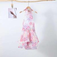 Mini vestido elegante con estampado ral, Espalda descubierta, sin mangas, dobladillo, Vestidos apilables, Vestidos dulces A e, ropa de fiesta para mujer nueva 2025 - details 1