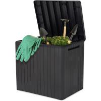 Arcón exterior Baúl de almacenamiento de resina marrón Capacidad de 270L - details 15