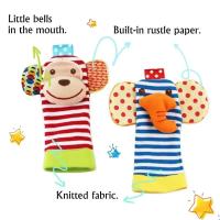 Sonajeros para bebés de 0 a 24 meses, juguetes de felpa suave, juego de sonajero de muñeca para pies, juguetes educativos de desarrollo para recién nacidos de dibujos animados para niños - details 19