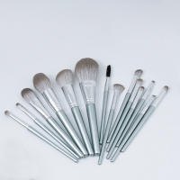 Conjunto de pinceles de maquillaje de 14 piezas pinceles de sombra de ojos pinceles sueltos pinceles de base de labios pinceles rubor conjunto completo de pinceles de belleza imagen como un conjunto incluido - details 6