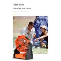 Camping Ventilador 20000mAh, Portátil Recargable para Escritorio Tienda de Campaña con Control Remoto y Gancho, Luz LED, Ventila - details 3