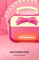 Cute Cartoon Loudspeaker Box Wireless Musical Toys Portable Mini Karaoke Machine Toy for Girl Boys Kids New Year Christmas Gifts - details 7