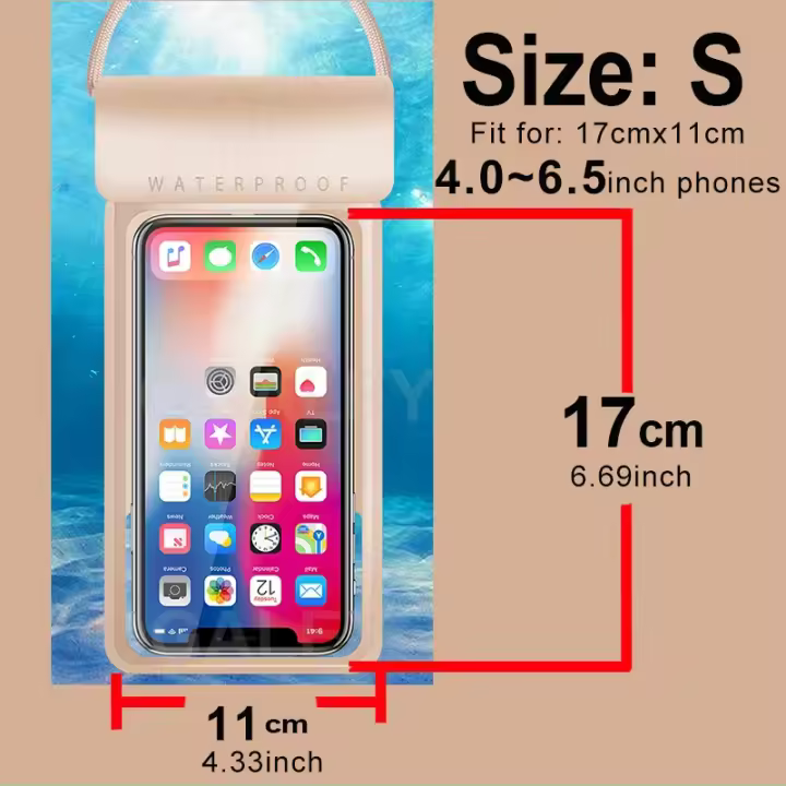 Bolsa Impermeable Universal IPX8 Funda Protectora de Teléfono para Apple, Huawei, Xiaomi, Samsung - 1