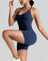 Mono de Yoga para Mujeres Pantalones de Gimnasio con Almohadilla Ropa Deportiva para Levantamiento de Pesas FIESS - details 7
