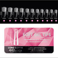 Kit de Punzas de Nuez Medianas y Largas Arte Clavo Clear Soak Off para Uñas Falsas Presión Completa Gel de Extensión de Uñas - details 9