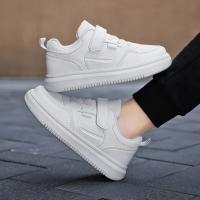 Zapatos De Malla de Cuero para Niños y Niñas Zapatillas Deportivas Blancas Transpirables - details 8