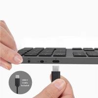 2.4G Bluetooth Number Pad Ultra-thin Wireless Numpad USB Rechargeable Numeric Keypad for IOS Android Window Digital Keyboard - details 5