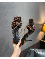 Sandalias populares del bosque de álamo de diamantes de imitación tacones altos de aguja para mujer desgaste de una palabra - details 41