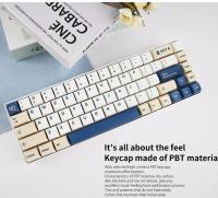 USLION-teclas de perfil XDA con tema de leche de soja, teclas de sublimación con tinte PBT en inglés, teclas para juegos, Teclado mecánico, interruptor MX, 134 teclas - details 8