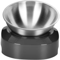 Comedero elevado para gatos, cuenco de acero inoxidable para gatos, diseño inclinado, cuenco de comida para gatitos - details 0