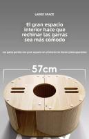 Tablero rascador para gatos, nido para gatos, resistente al desgaste, papel corrugado sin astillas, garra de molienda para gatos, túnel vertical para gatos, tablero para garras para gatos, juguetes para gatos - details 9