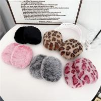 Fundas de lujo con estampado de leopardo para auriculares inalámbricos Airpods Max, fundas protectoras suaves de felpa y peluche. - details 0