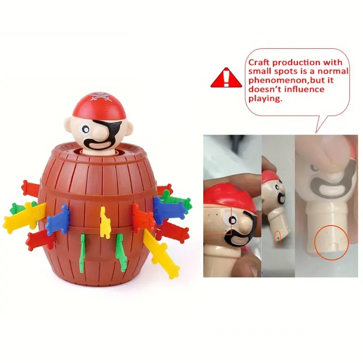 Juego de Tablero Interactivo de Cubo Pirata Juguete de Pequeño para Niños - 1