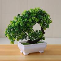 Árbol falso en maceta de plástico realista, Planta Artificial de 19CM, loto, decoración para el hogar, comedor interior y sala de estar - details 7