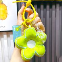 Bolsa de flores de dopamina portátil, colgante de cadena acrílica, tela, mochila fresca, decoración, bolsa, dijes, cordón Floral relleno para niños - details 3