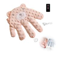 Almohada calmante para dormir de bebé, acapa automáticamente, Palma de felpa a coaxial, artefacto para dormir, seguridad eléctrica cómoda antifright - details 12
